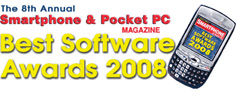 Best Software Awards Pocket PC Magazine Inesoft Cash Organizer 2008 Premium